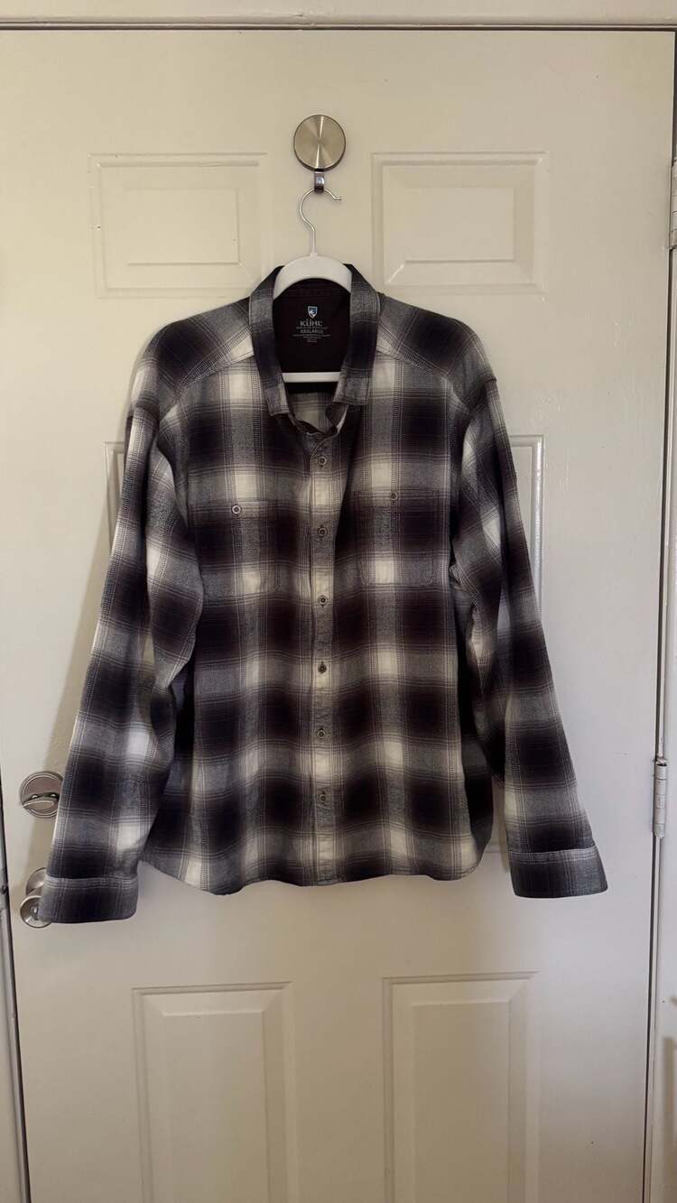 Kuhl Flannel Checked Shirt, XXXLarge